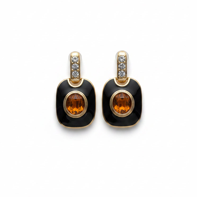 Gold slayer earrings